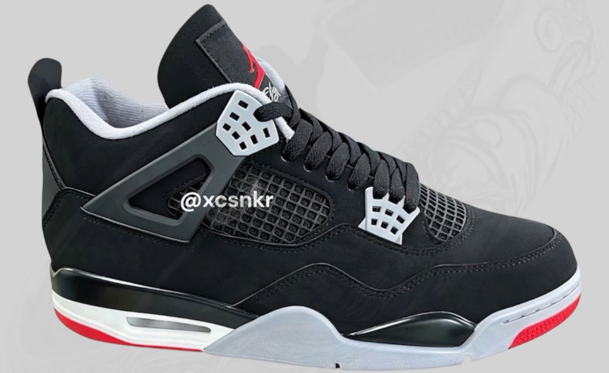 Check Out This First Look at the 2026 Air Jordan 4 Retro Bred