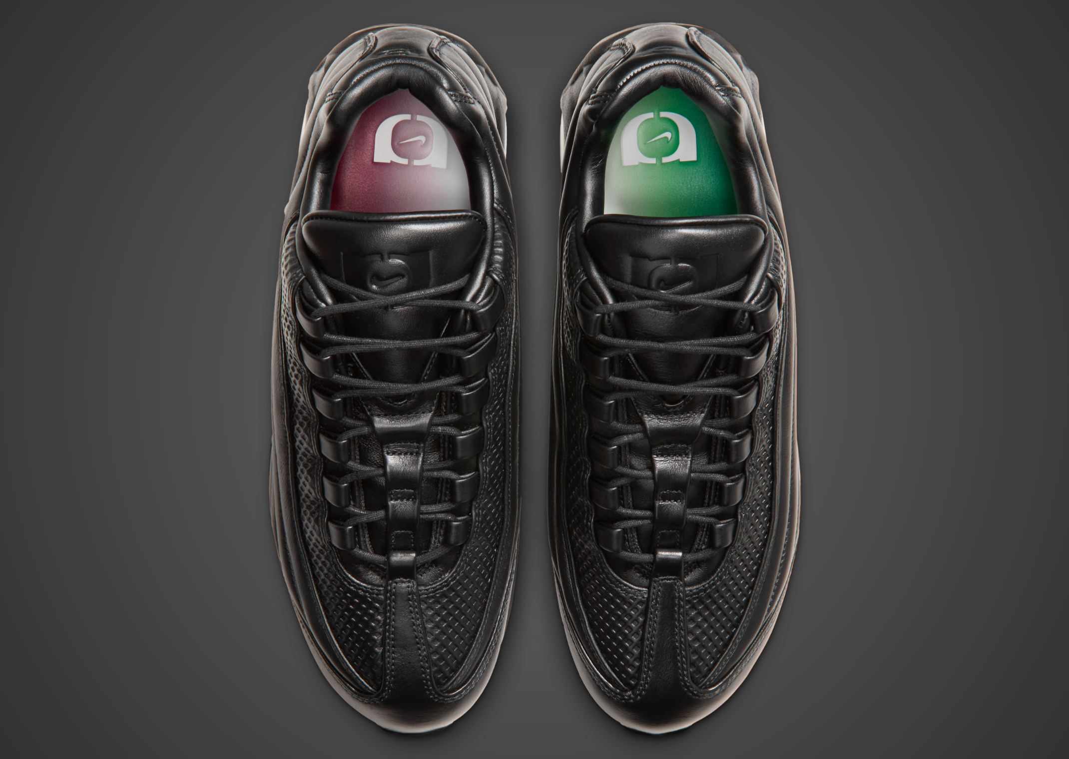 One Block Down x Nike Air Max 95 Lux Triple Black - Top