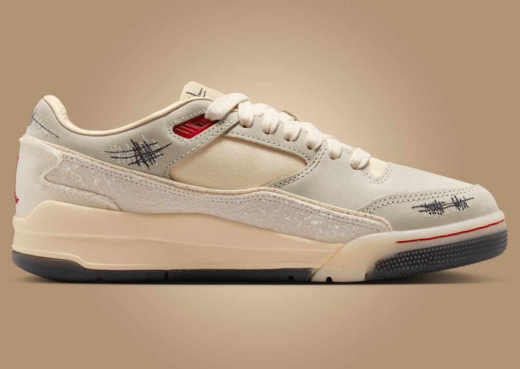 Who Decides War x Jordan Flight Court Coconut Milk (W) Medial