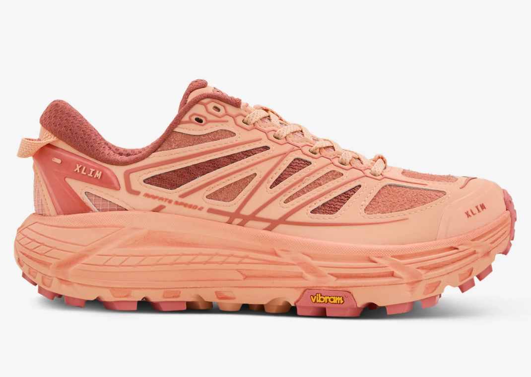 XLIM x Hoka Mafate Speed 2 Peach Dust - Lateral