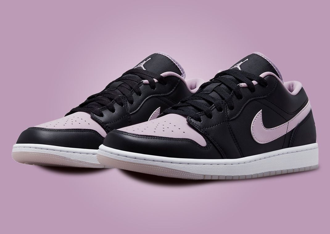 Air Jordan 1 Low SE Black Iced Lilac