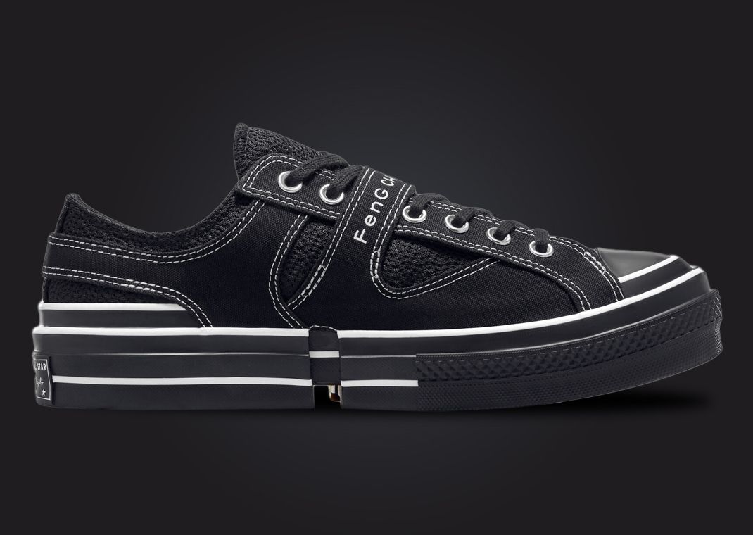 Feng Chen Wang x Converse Chuck 70 Ox 2-in-1 Black Medial