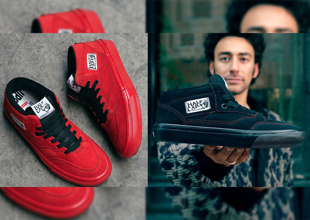 Uprise Skateshop x Vans Skate Half Cab '92 "Red" & "Black"