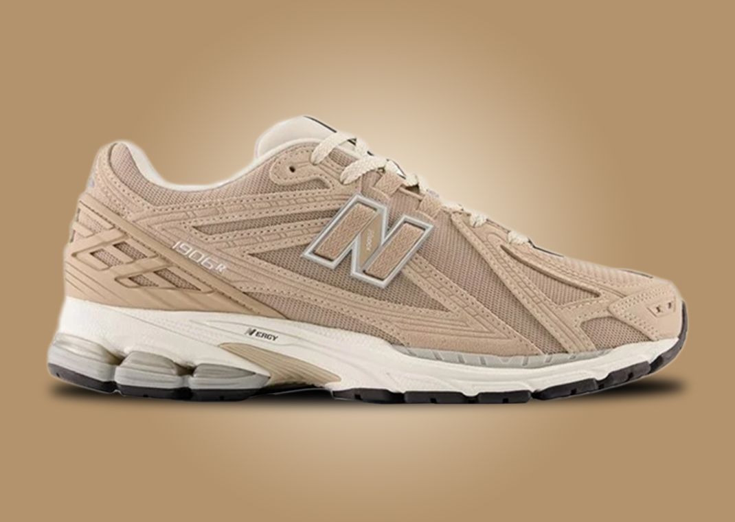 Khaki Suede Wraps Around This New Balance 1906R