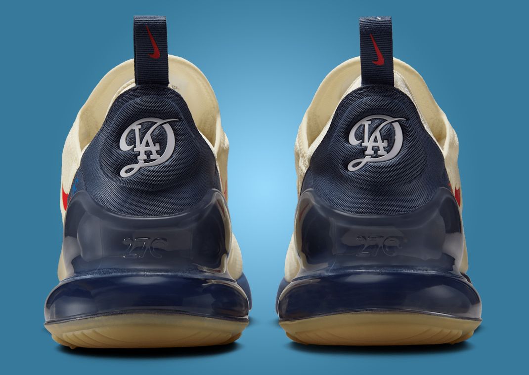 Nike Air Max 270 Los Angeles Dodgers Heel