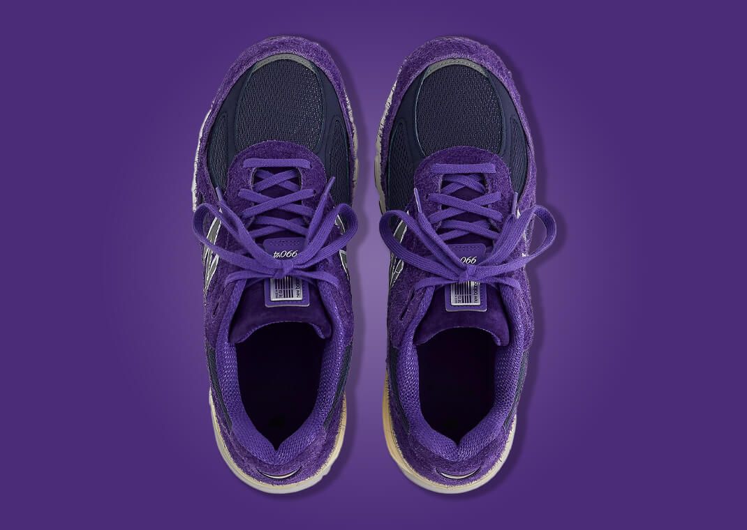 The New Balance 990v4 Made In USA Purple Suede Releases June 29