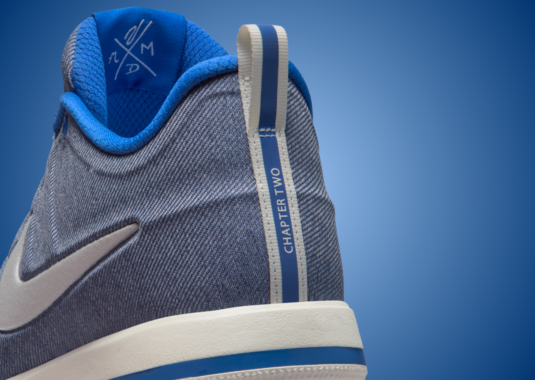 Nike Book 2 Must Be the Denim - Heel Detail