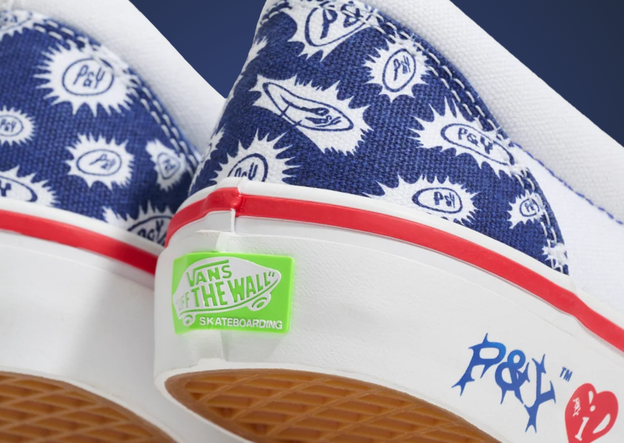 Punkandyo x Vans Classic Slip-On Navy