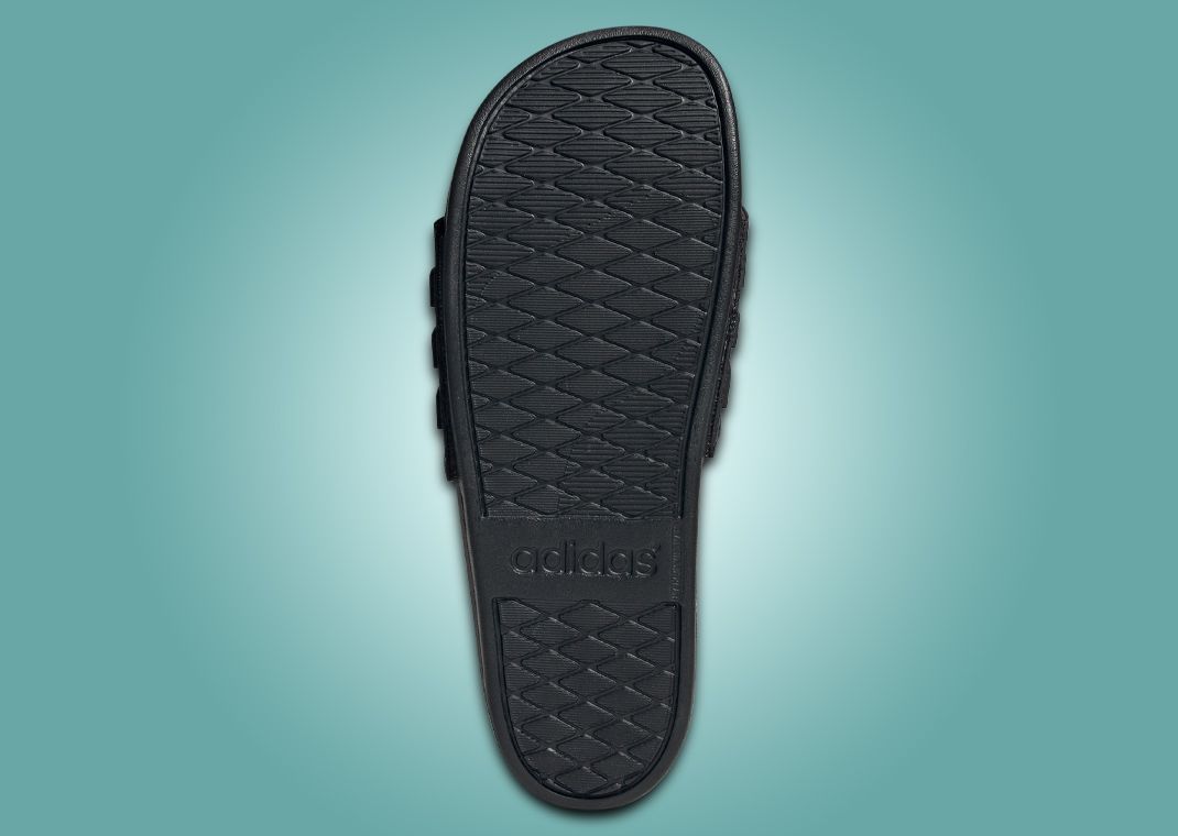 Mercedes AMG Petronas Formula One Team x adidas Adilette Comfort Core Black Outsole
