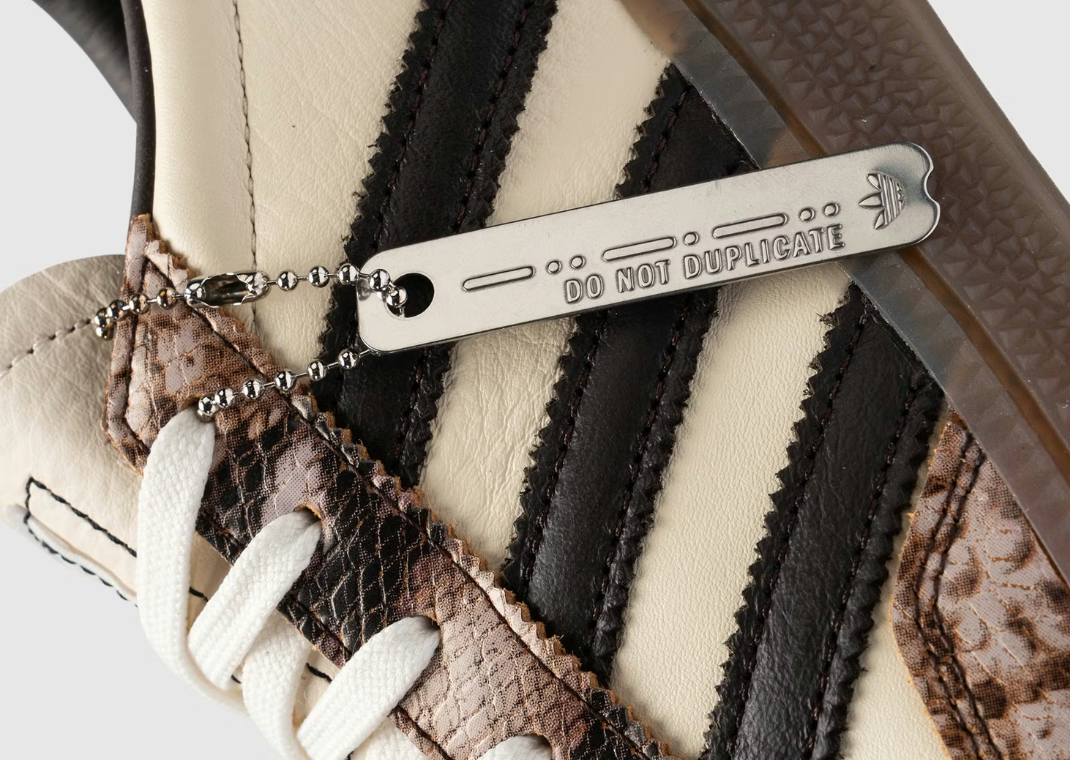 The Whitaker Group x adidas Handball Spezial Houston Rodeo Do Not Duplicate White - Detail