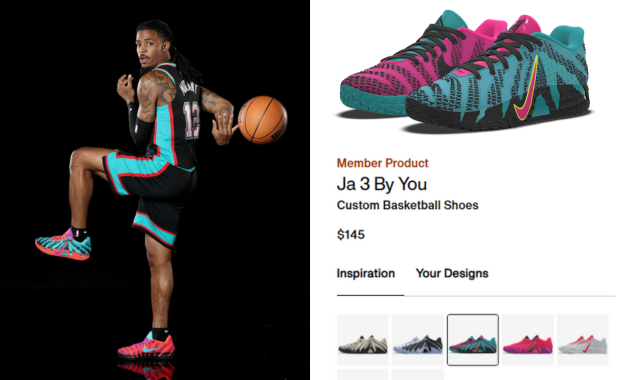 Hurry, Ja Morant's Nike Ja 3 By You is Available to Customize Now