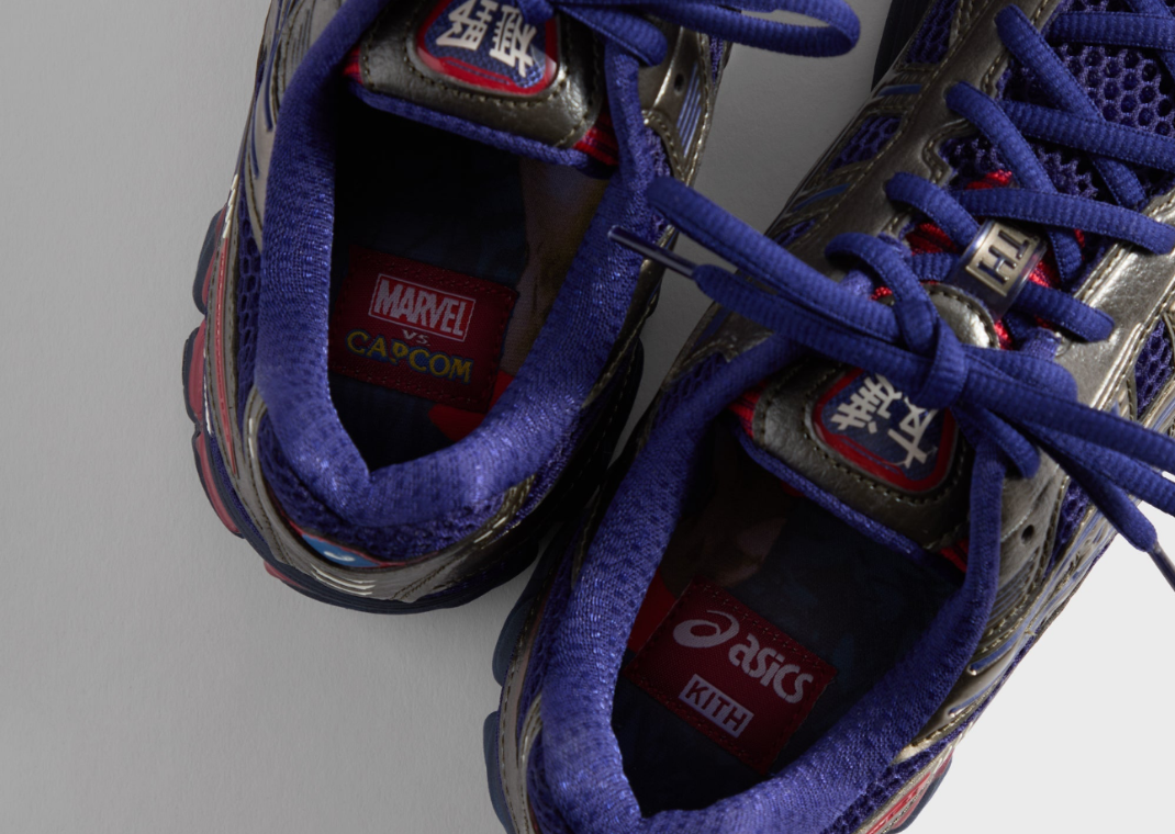 Kith x Marvel vs. Capcom x Asics Gel-Kayano 12.1 Captain America vs. Guile Insole