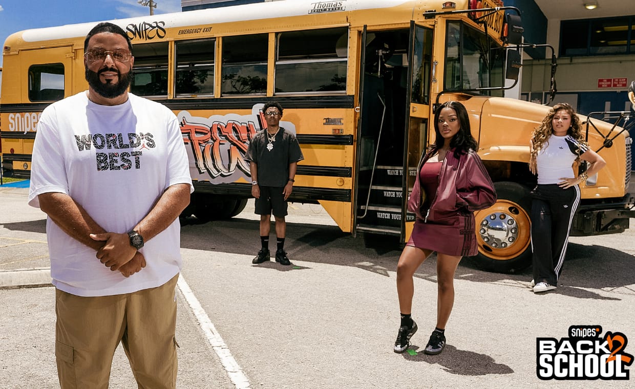 Back to School Fresh: SNIPES Taps DJ Khaled and JT for a New Fall Campaign