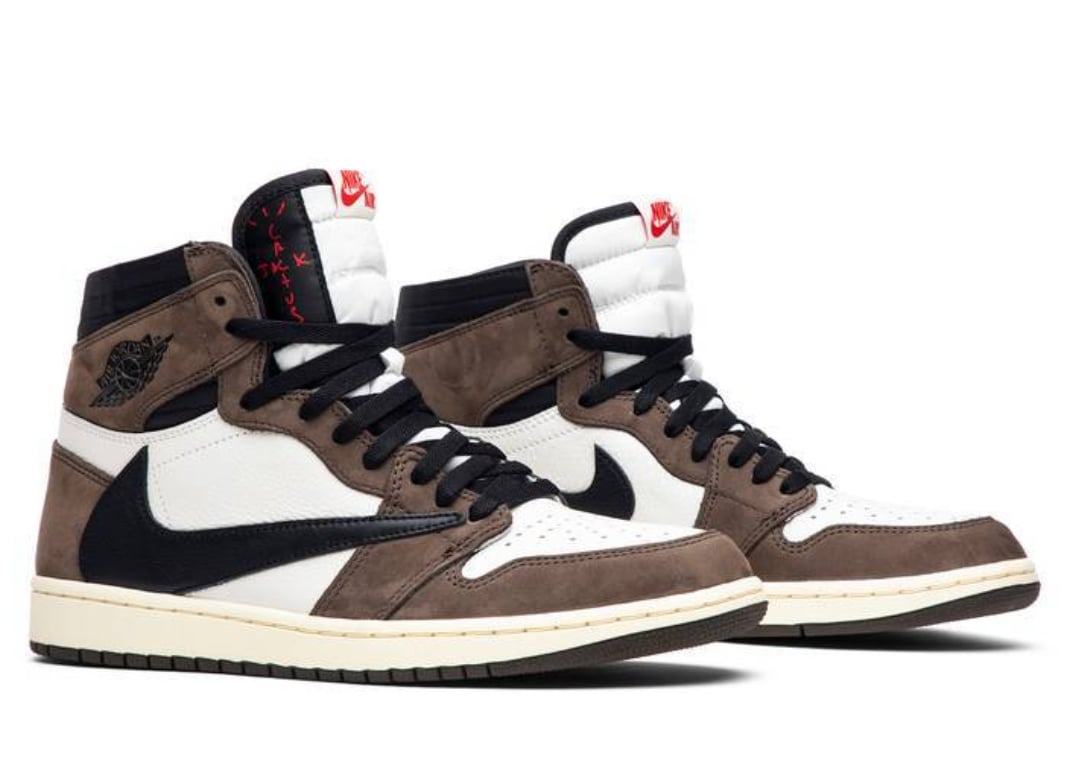 Travis Scott x Air Jordan 1 Retro High OG "Mocha" (Image via