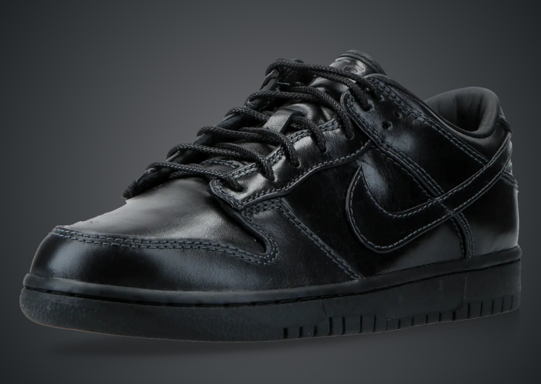 Nike Dunk Low Dress Shoe Black - Angle