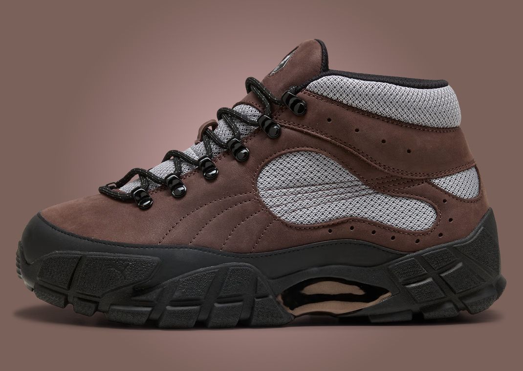 Skepta x Puma Forever Mid Brown Black Lateral