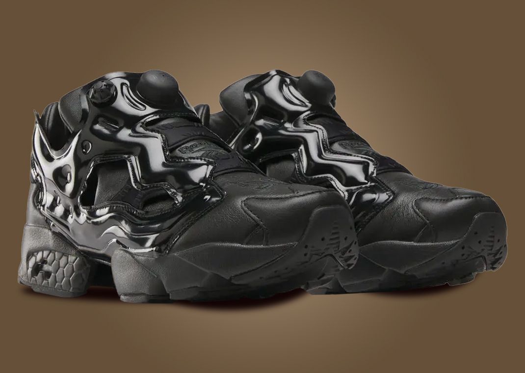Needles x Reebok Instapump Fury Black Angle