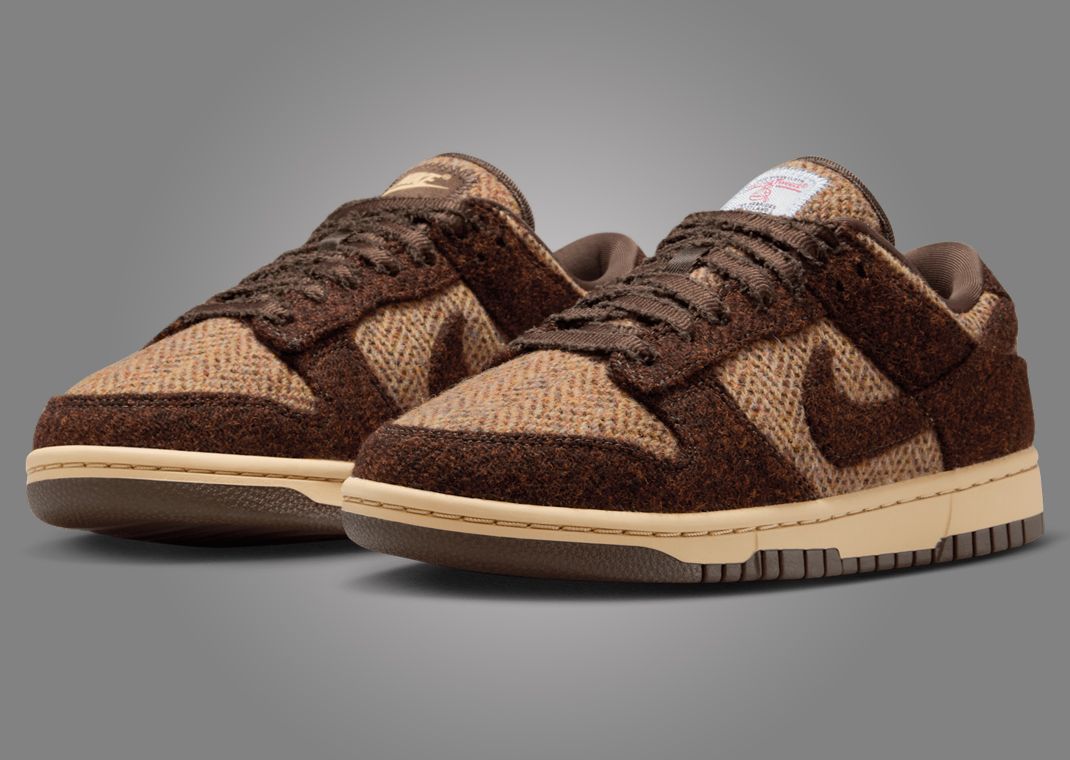 Harris Tweed x Nike Dunk Low Sesame (W) Angle