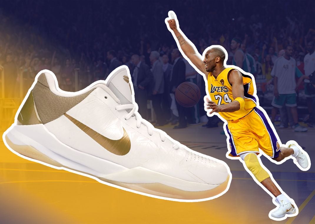 Kobe Bryant in the Nike Kobe 5 Big Stage Home