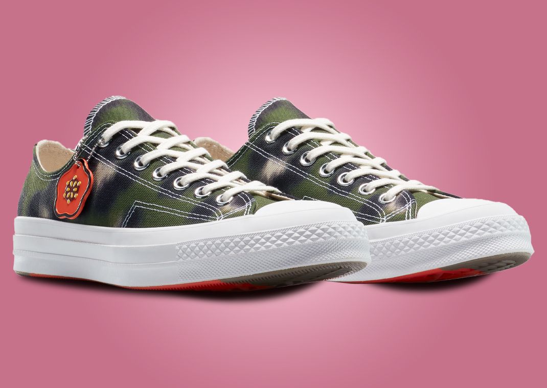 Kenzo x Converse Chuck Taylor Ox Hana Leopard Cypress Angle