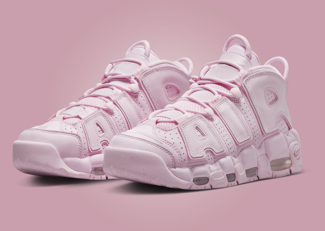 Nike Air More Uptempo Pink Foam (W) Angle