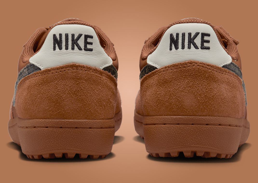 Nike Field General Snakeskin Light British Tan Heel Detail