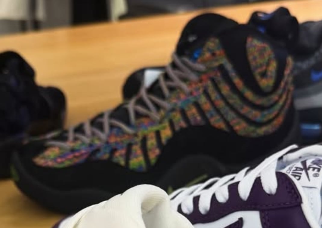 Nike Air Bakin Black Multi-Color