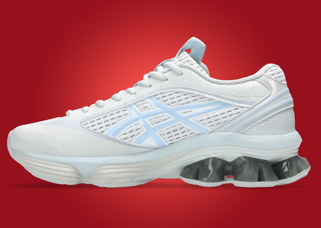 Kiko Kostadinov x Asics US6-S Gel-Kinetic Fluent Glacier Grey Medial