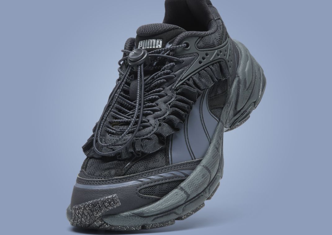 COLLINA STRADA Pumaエディション タイダイ スニーカー Collina StradaのPumaエディション ブルー スエード XL タイダイ