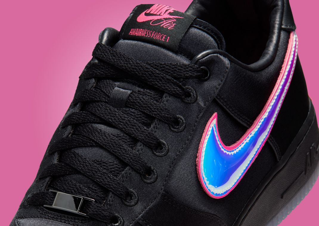 Nike Air Force 1 Low Luxe BCA Black Detial
