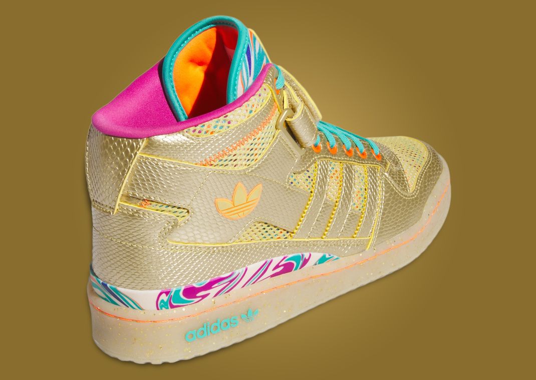 adidas Forum Mid Carnival Angle Heel