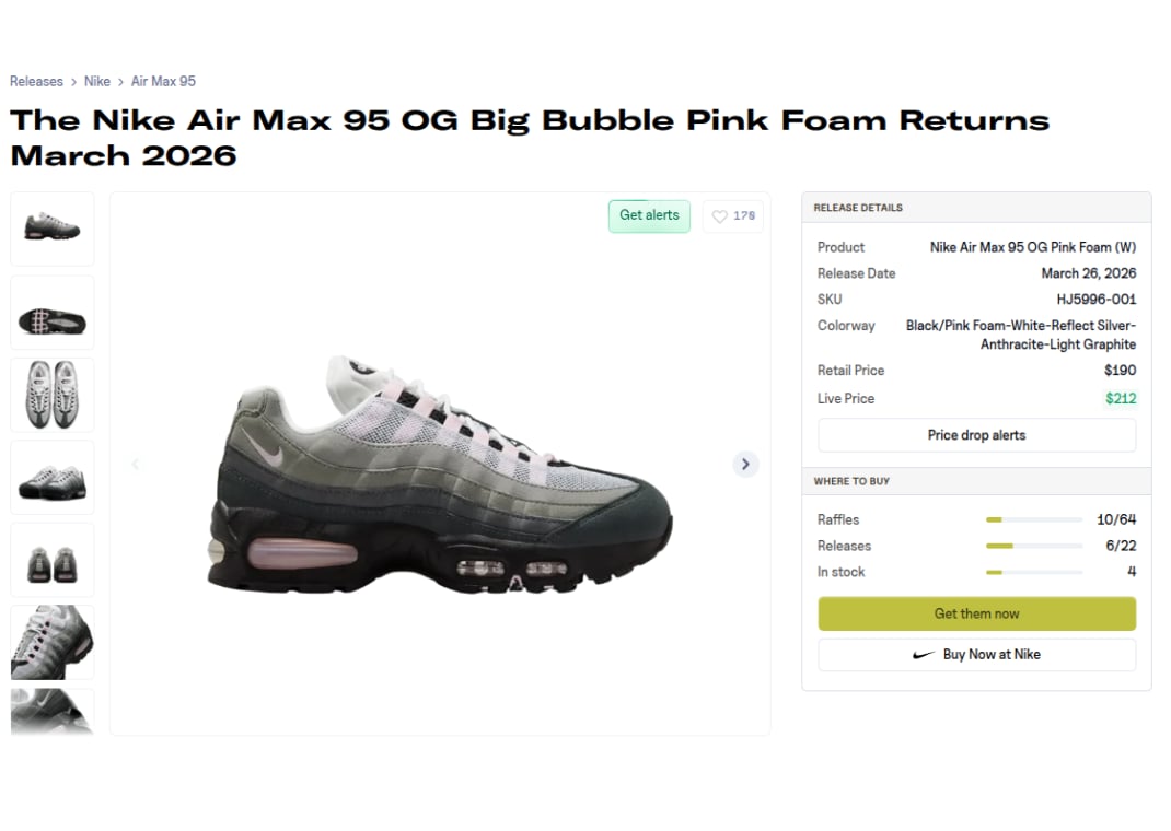 Air Max 95 Pink Foam (W)