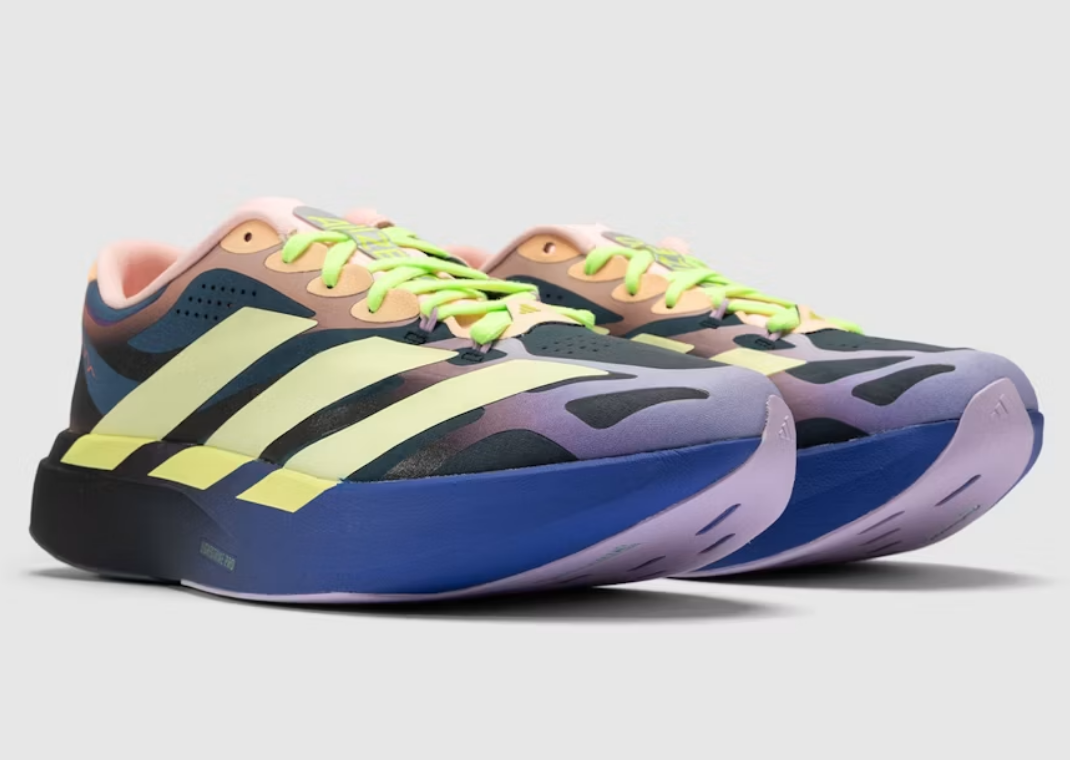 The Whitaker Group x adidas Adizero Evo SL Exo Neon Lights Blue - Angle