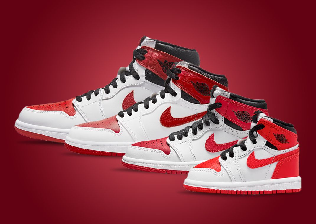 Air Jordan 1 Retro High OG Heritage (full-family size run)