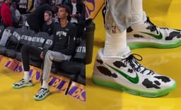 Victor Wembanyama’s Latest Nike GT Hustle 3 Colorway is an Alien Cow Abduction 