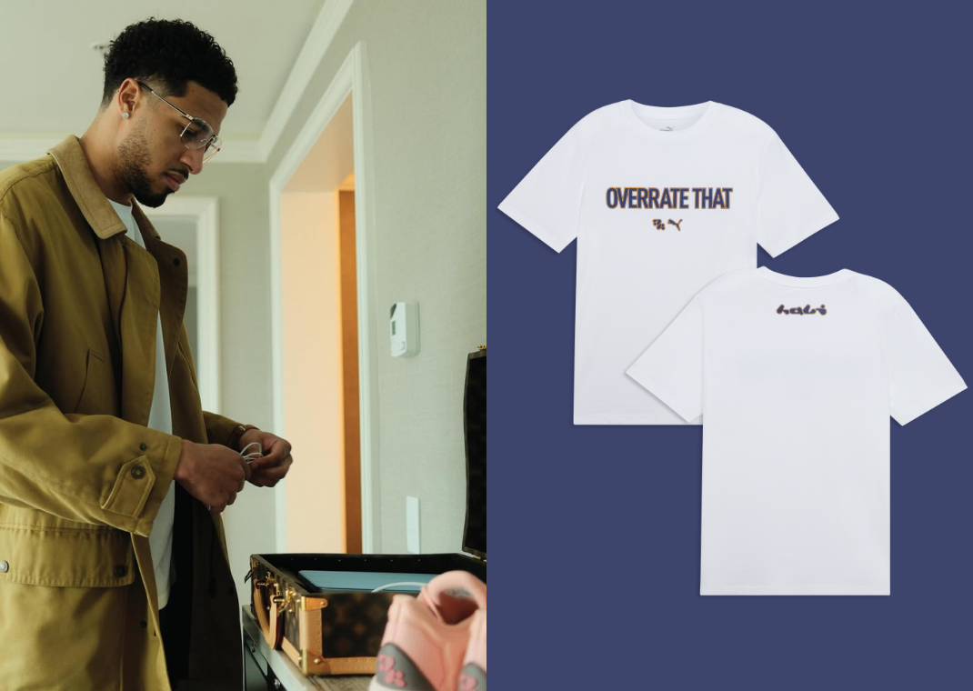 Tyrese Haliburton’s Overrate That t-shirt