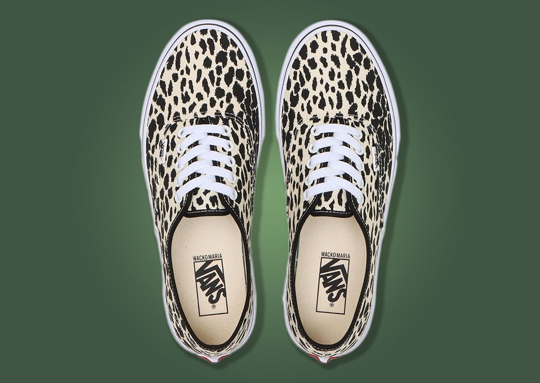 Wacko Maria x Vans V44 Authentic Leopard White Top