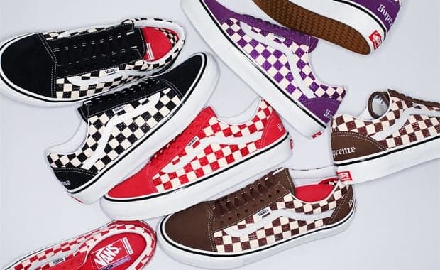 Supreme Adds Swarovski Crystals To A Four-Pack Of Vans Old Skool Colorways