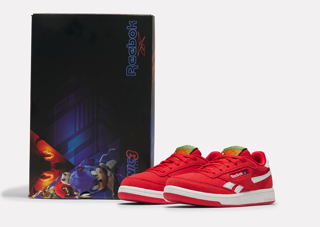Sonic the Hedgehog 3 x Reebok Club C Knuckles (PS) Angle