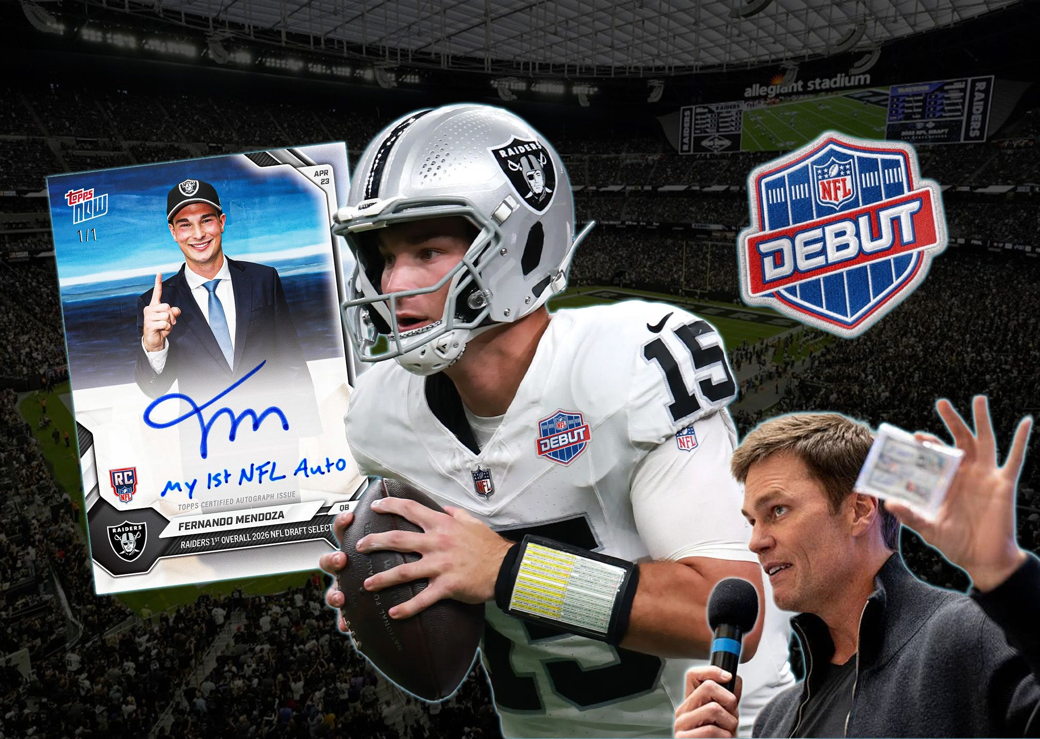 Topps Rookie Debut Patch Autograph cards heads to the NFL