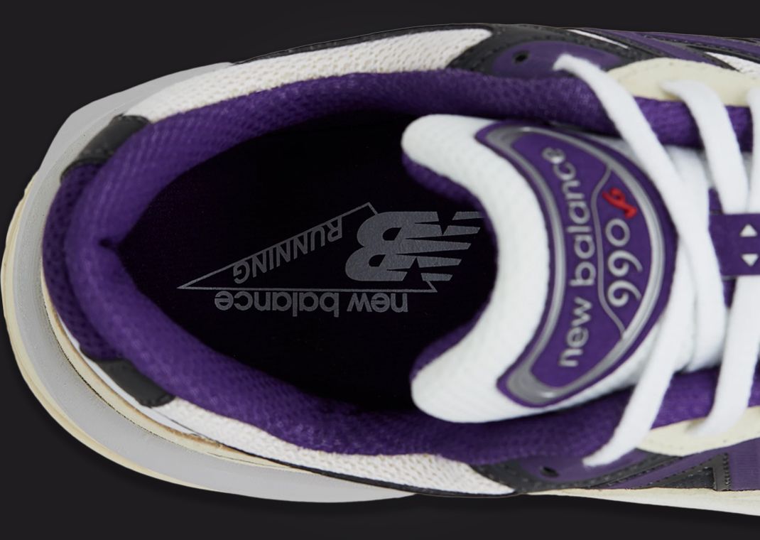 The New Balance 990v6 Made in USA White Black Plum Releases