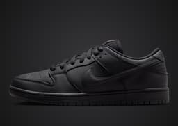 The Nike SB Dunk Low ISO Triple Black Releases Holiday 2024