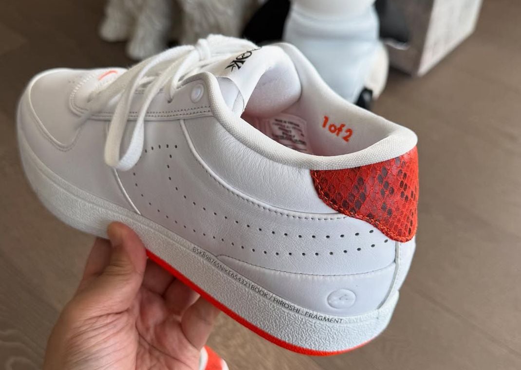 Fragment Design x Nike Book 1 Red Snakeskin