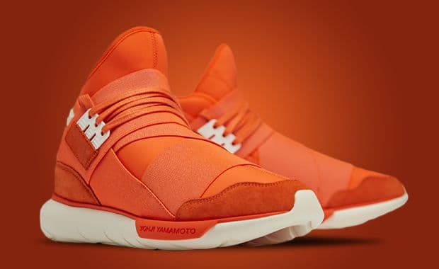 This adidas Y-3 Qasa High Comes In Orange