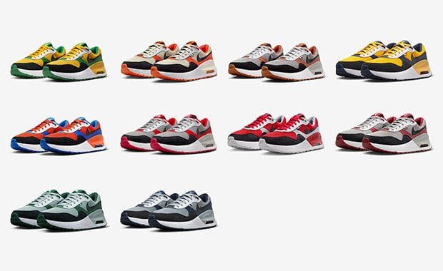 Nike's Air Max Systm Collegiate Pack Launches in July