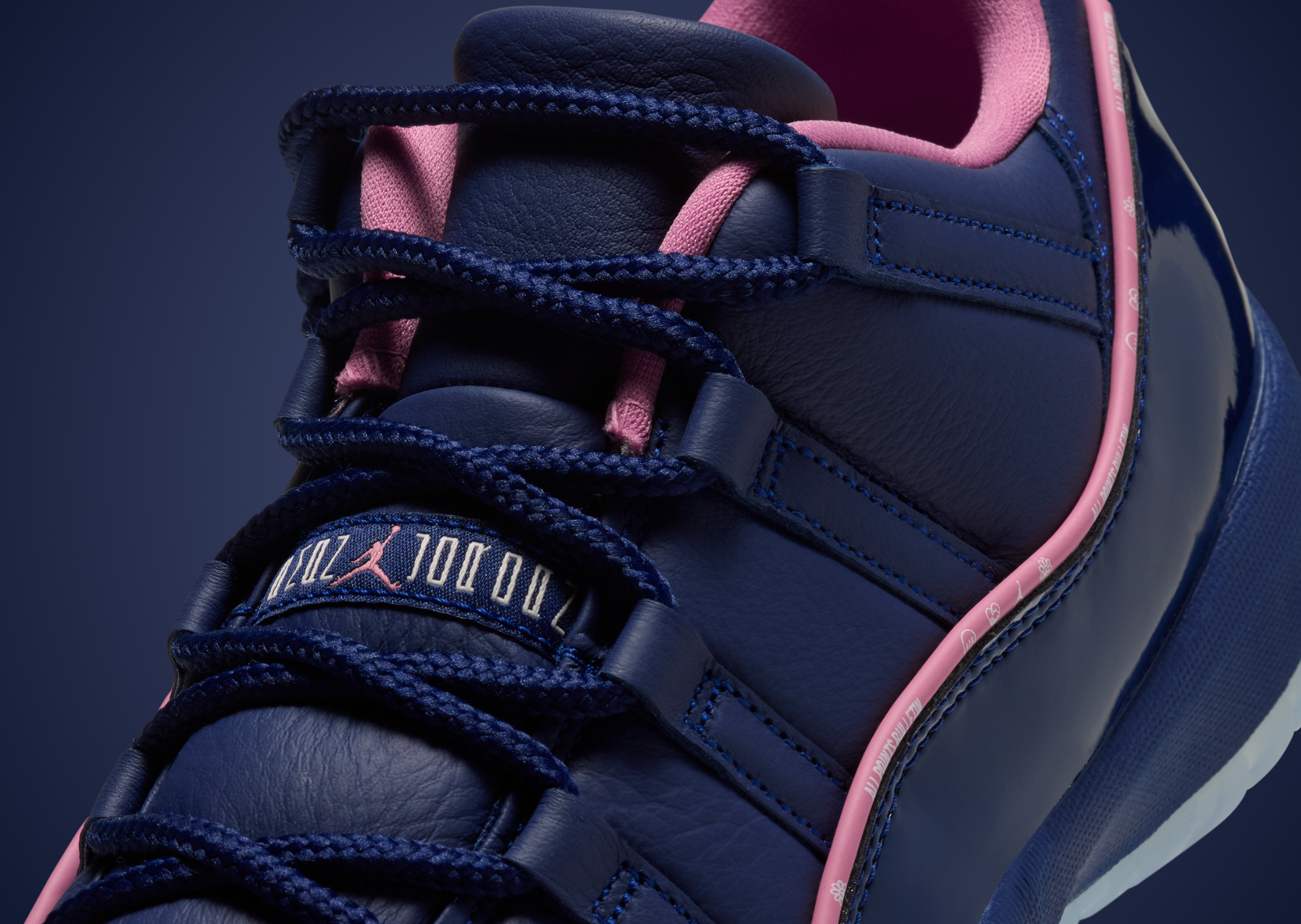 APB x Air Jordan 11 Retro Low Binary Blue - Detail