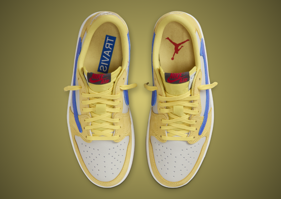 Travis Scott x Air Jordan 1 Retro Low OG Canary (W) Top