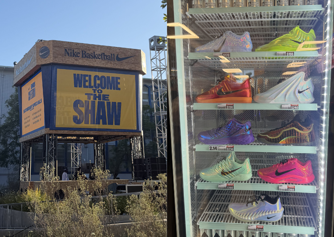 Nike's The Shaw pop-up, which featured the entire All-Star Warning Label Pack