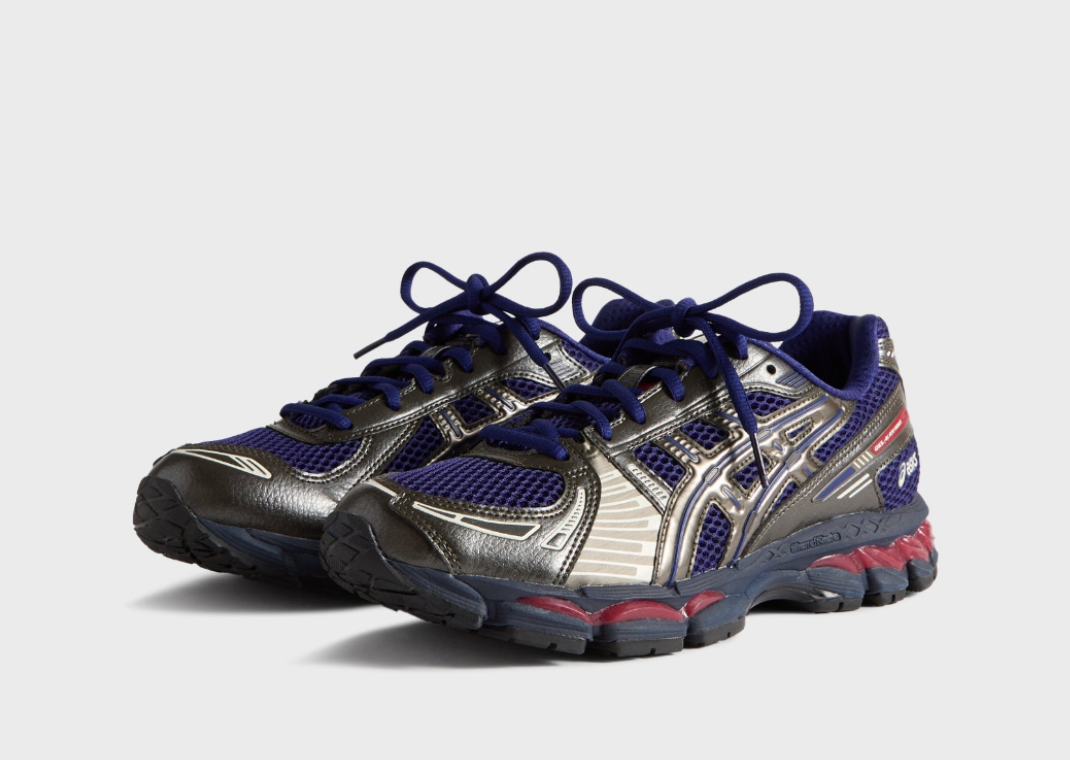 Kith x Marvel vs. Capcom x Asics Gel-Kayano 12.1 Captain America vs. Guile Angle