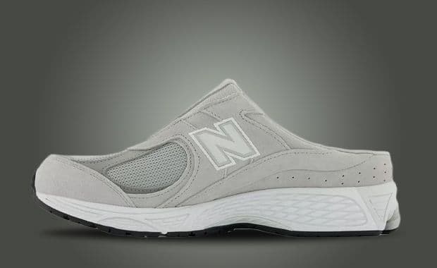 This New Balance 2002R Mule Comes In Classic NB Grey